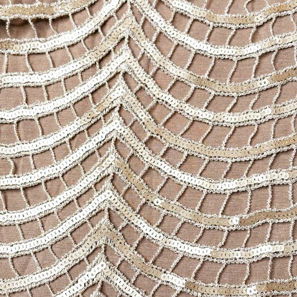 Sky NWT Khalida Gold Sequin Mini Dress XS - Picture 7 of 9